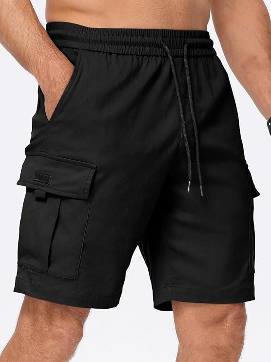Vogaan Men’s Cotton Blend Cargo Shorts