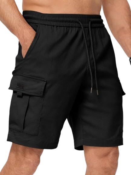 Vogaan Men’s Cotton Blend Cargo Shorts